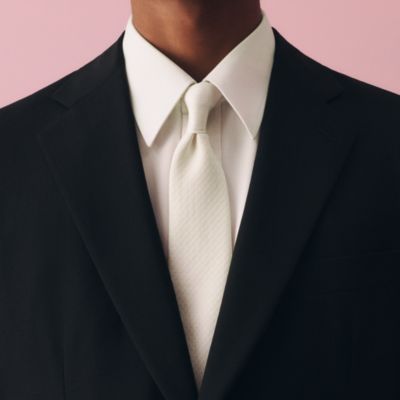 ホワイト - メンズ, ネクタイ・スカーフ・マフラー, ネクタイ